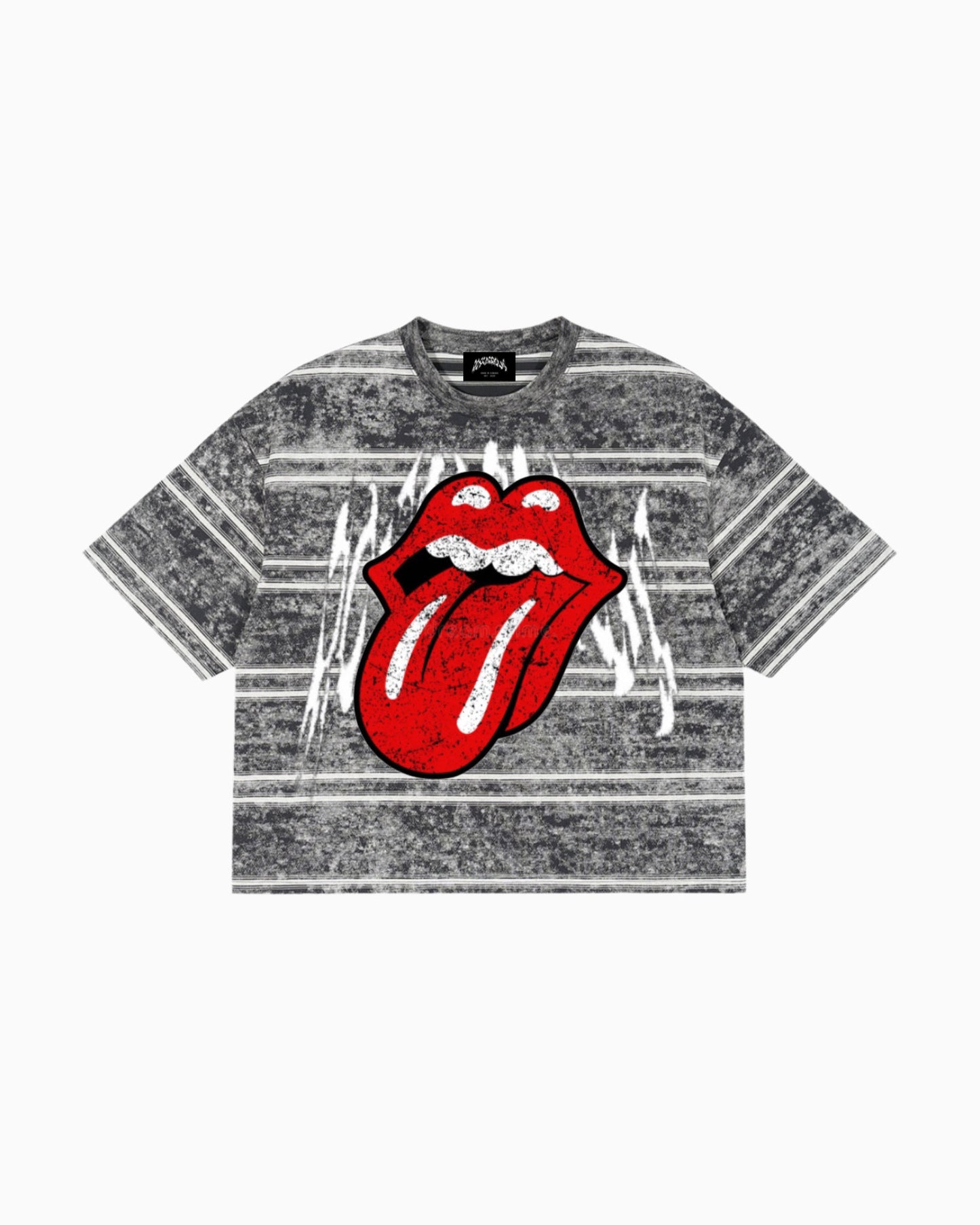 Rockstar Syndrome Grey Acid Stripe