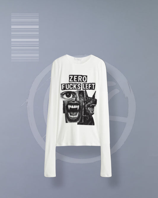 Zero F*cks Left’ Long Sleeve
