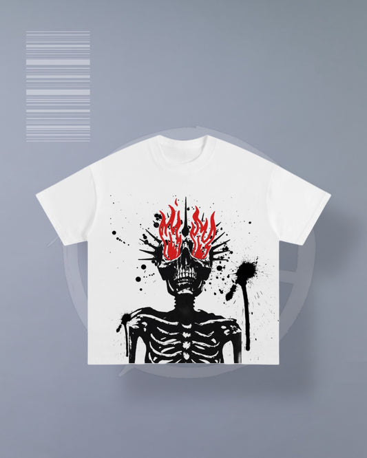 Skull On Fire Tee